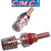 CMC-858-L-PCUR: CMC Red Copper-plated, long binding posts (pair)