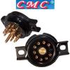 CMCB-B9A: CMC Bakelite B9A chassis mount valve base