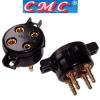 CMCB-UX4: CMC Bakelite UX4 Chassis mount valve base