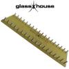 Glasshouse large turret tag board - silver plated