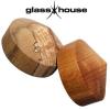 Glasshouse Large Wooden Cone Feet - unstained
