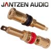 012-0210: Jantzen Binding Post M9 / 26mm Pair, Gold plated, red / black, a pair