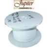 W2028: Jupiter AWG24 Copper Wire, AWG 32 x 7 strands, double silk wrapped in white PTFE, 0.7mm (1m)