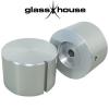 Glasshouse silver anodised knob (40mm dia.)