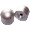 Aluminium round top silver knob (30mm dia.)