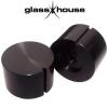 Glasshouse black anodised knob (40mm dia.)