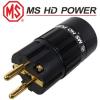 MS HD Power Schuko (EU) mains plug, Gold-plated