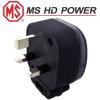 MS328S: MS HD Power 13A UK mains plug, Silver-plated