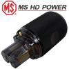 MS9315G: MS HD Power IEC Plug, gold plated