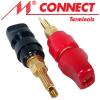 Mundorf, M-Connect Terminal, TPCU670GC Classic Gold plated Copper post (Black)