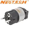 NC-P312RH: Neotech UP-OCC Schuko (EU) Mains Plug, rhodium plated, cryo treatment