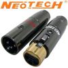 NEX-OCC RH: Neotech UP-OCC Copper, Rhodium Plated XLR Plugs (pack of 4)