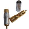 M02GS: 3 screw RCA plug (pair)