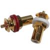 622FG: gold plated RCA sockets (pair)