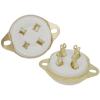 SK4X20-G: UX4 chassis mount valve base, gold plated