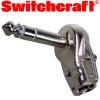 Switchcraft 1/4 inch Screened Right Angled "Pancake" Stereo Jack Plug