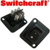 Switchcraft Mains DPDT Rocker Switch to fit XLR hole