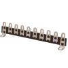 TAG110BT: Tag Strip, 10 tag - brass tags, nickel/tin plated