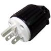 NEMA 5-15P US Mains Plug, silver plated