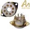 VBASE-165: Audio Note octal, gold plated chassis mount valve base