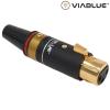 30557: Viablue T6S XLR, Red Female Plug