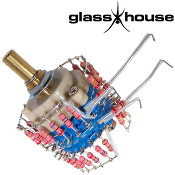 Glasshouse Stepped Attenuator, 0.25W Takman Carbon resistor