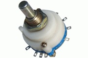 Blue, 2 pole 5 way selector switch