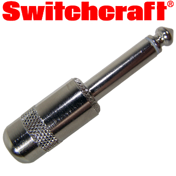  Switchcraft 1/4 inch Jack Plug Mono Short Body