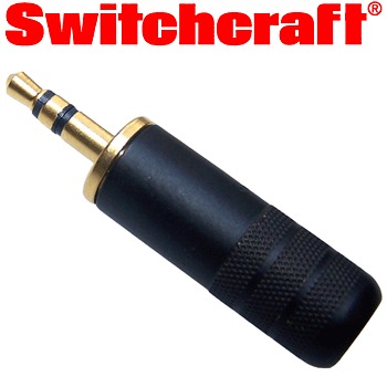 Switchcraft 3.5mm Stereo Jack Plug, gold plated