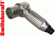 Switchcraft Male Right Angled XLR Plug