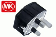 MK Toughplug, Silver Plated UK mains plug