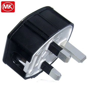 MK Toughplug, Silver Plated UK mains plug