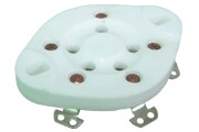 SK5X10: Ceramic UX5, 5 pin, Chassis mount valve base