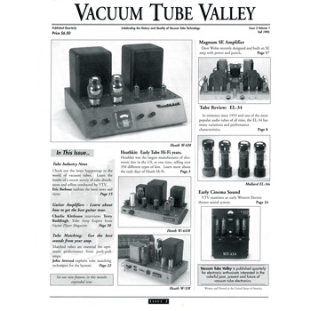 Vacuum Tube Valley: Issue 02 Volume 1