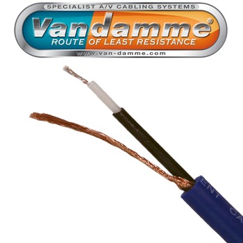 Van Damme single core screened cable, 1m
