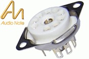 VBASE-025: Audio Note B9A, silver plated chassis mount valve base - CURRENTLY UNAVAILABLE