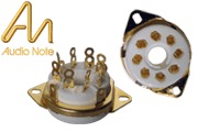 VBASE-165: Audio Note octal, gold plated chassis mount valve base - CURRENTLY UNAVAILABLE