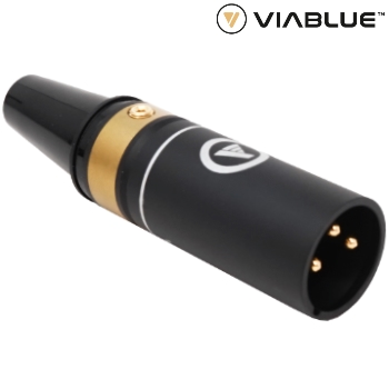 30550: Viablue T6S XLR, Black Male Plug