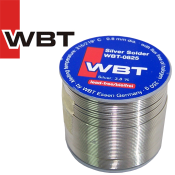 WBT-0825: 3.8% silver solder, 0.8mm diameter, 250g reel