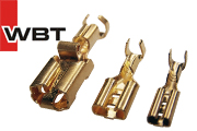 WBT flat push-on cable shoes, 0657 0656 0655