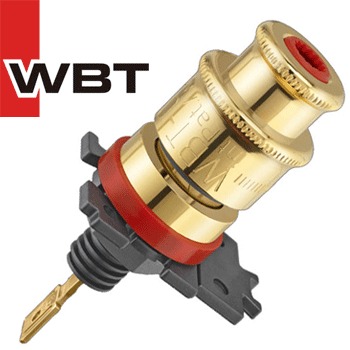 WBT-0705 Cu: nextgen Pole Terminal, Pure Copper (White)