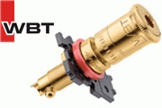 WBT-0730.11 classic Polished Gold Plated Pole Terminal