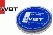 WBT-0800 4% silver solder, 0.9mm diameter, 42g reel.