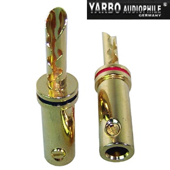 Yarbo BFA, Z-Plug gold plated speaker connectors (pair)