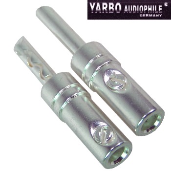 Yarbo BFA, Z-Plug silver plated speaker connectors - DISCONTINUED