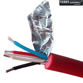 Yarbo combined silver & silver plated cable (0.5m)