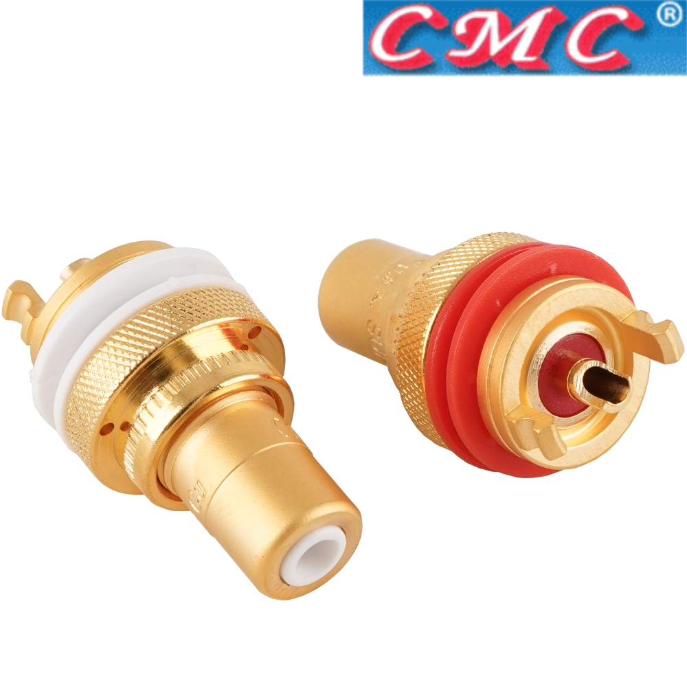 CMC-805-2.5-F-G: CMC Gold-plated RCA sockets