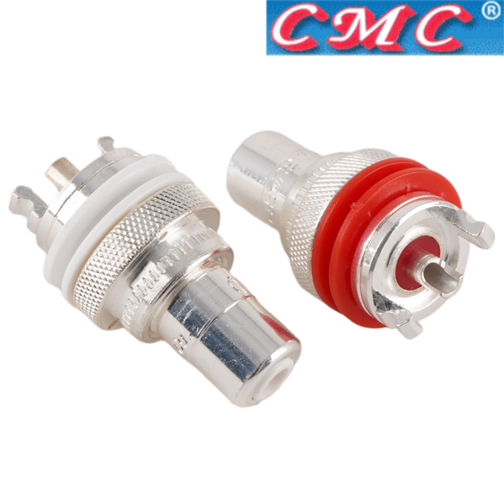 CMC-805-2.5CUR-AG: CMC Copper, thick Silver-plated RCA sockets