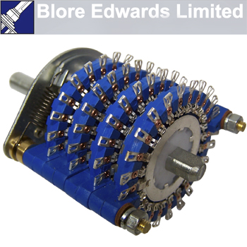 Blore Edwards 4 pole 23 way attenuator switch, OPZ-51261-4 Blore Edwards 4 pole 23 way attenuator switch, OPZ-51261-4
