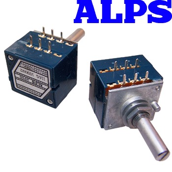 Alps "Blue Beauty" Potentiometers